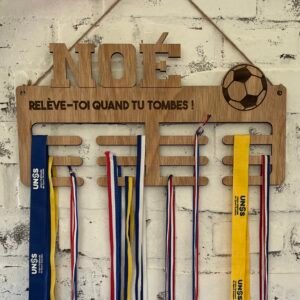 Support médailles en bois personnalisable
