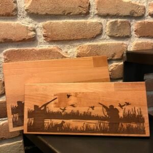 Planchette apéro thème chasse
