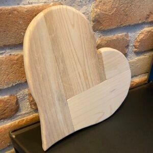 Coeur en bois aspect naturel
