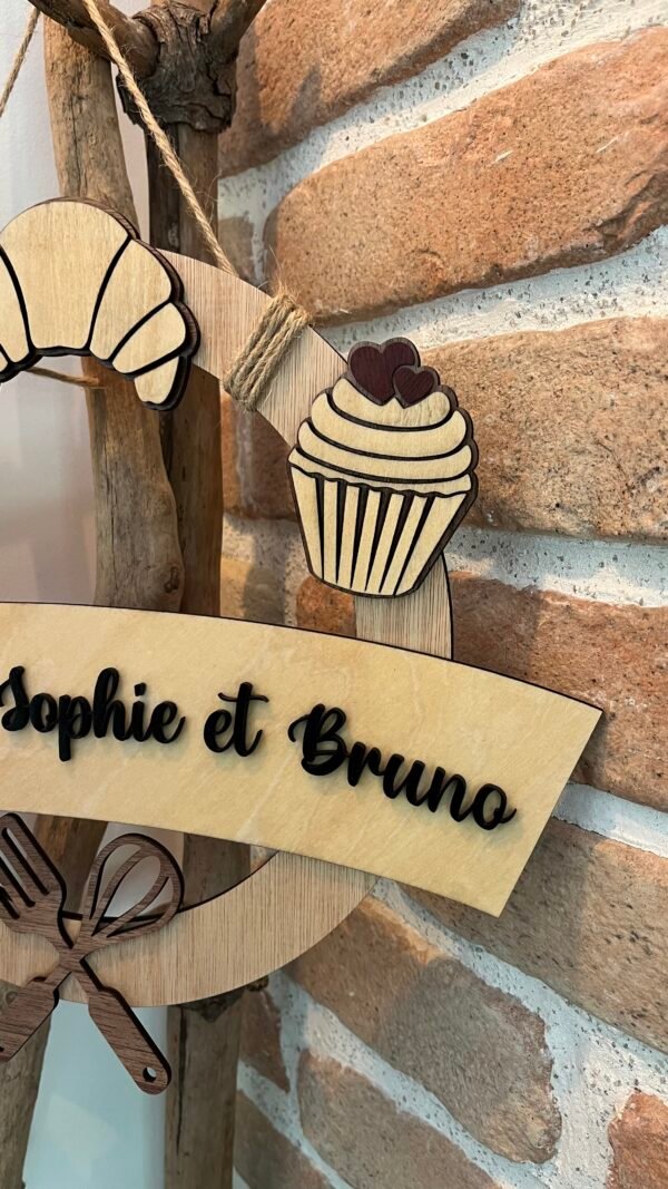 Couronne de cuisine à personnaliser - Décoration gourmande – Image 4