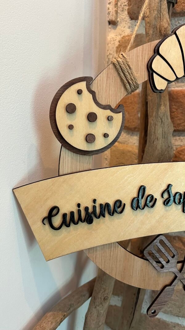 Couronne de cuisine à personnaliser - Décoration gourmande – Image 3