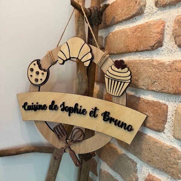 Couronne de cuisine à personnaliser - Décoration gourmande – Image 2