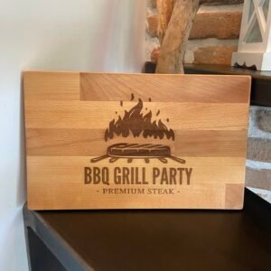 Planche apéro en hêtre Barbebue Grill Party
