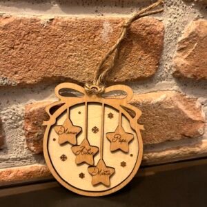 Boule de Noël personnalisable – Membre de la famille