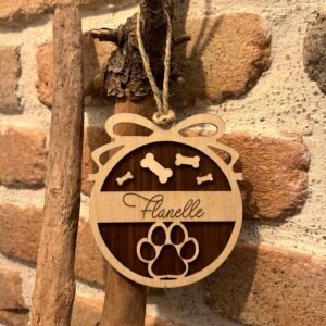Boule de Noël personnalisée – Chien