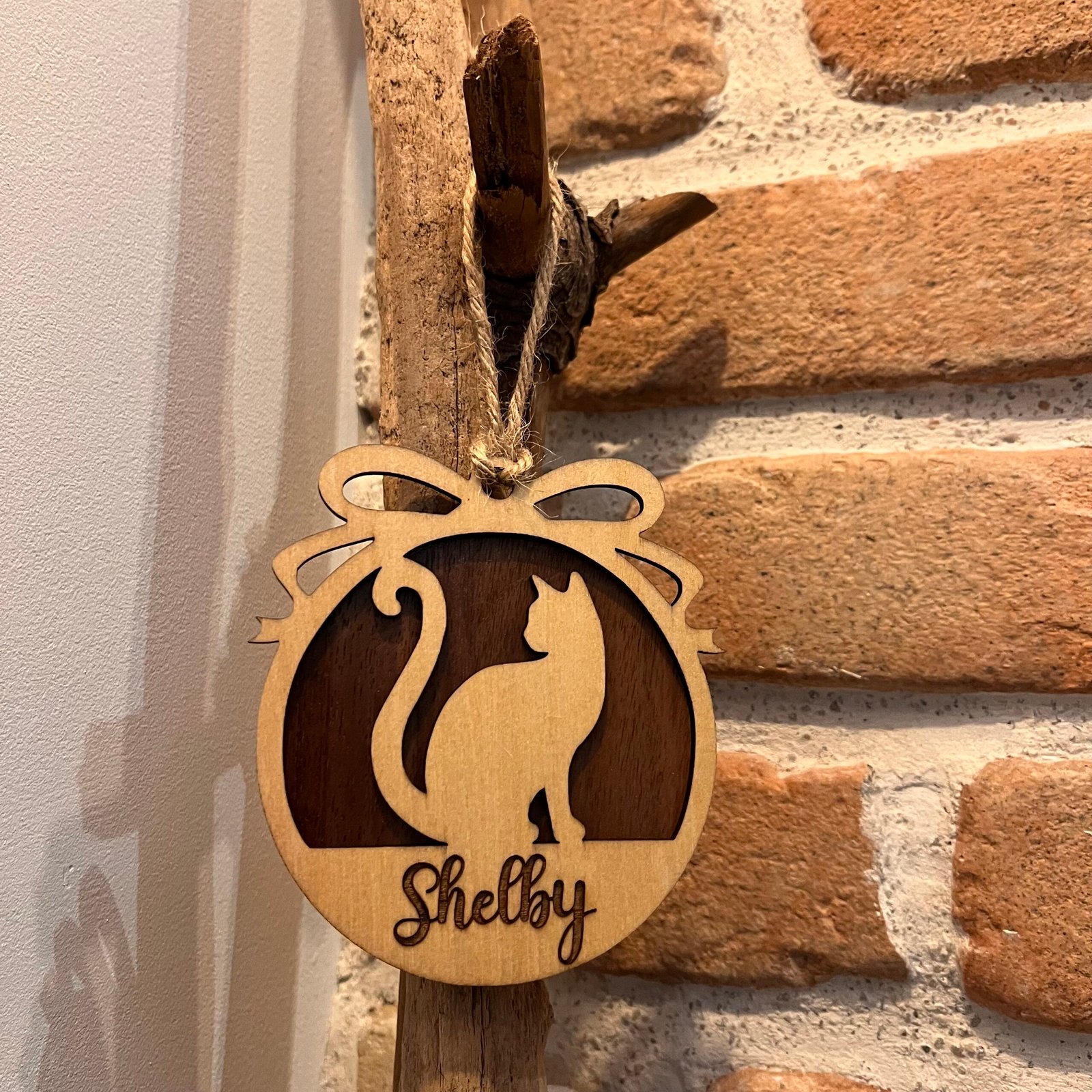 Boule de Noël en personnalisée - Chat – Image 3