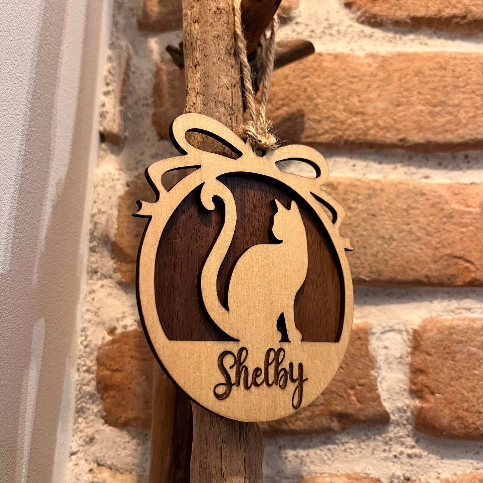 Boule de Noël en personnalisée - Chat – Image 2