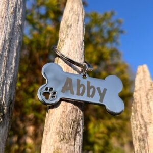 Médaillon pour chien personnalisé en acier inoxydable